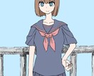 可愛い女の子のイラスト描きます ニーズに会うよう修正やポーズ等応じます イメージ2