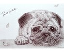 ほっこりセピア調うちの子似顔絵 パステルで描きます 写真には残らない、そのコのぬくもりを一枚のイラストに イメージ2