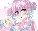 かわいい女の子イラストを提供します バストアップのアイコンイラストを作成させていただきます イメージ2