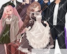 スピード納品！かわいい手描き立ち絵キャラ制作します 【5名様限定価格】商用利用可、TRPG、配信向けイラスト イメージ9