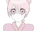 少女漫画風のイラスト売ります バストアップで少女漫画風のイラストです イメージ3