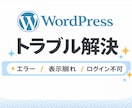 表示崩れ・エラー・ログイン不可対応します エラー / 表示崩れ / ログイン不可 イメージ1