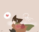 絵本のような世界観でホッと温まるイラスト描きます アイコンやヘッダー、ロゴ等に◎ イメージ2