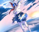 背景付きキャラクターイラスト描きます 建物や抽象的な背景、小物などなんでもお答えします イメージ3
