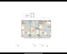 販促用色付き間取り作成いたします マイソク、販促用、賃貸募集時の色付き図面を作成いたします。 イメージ2