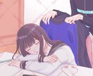 あなただけの特別なイラスト描きます キャラクターデザインや構図は相談可能  1週間以内に納品！ イメージ10