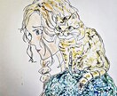 人物画、風景画を描きます 和風テイスト、色合いが得意です。 イメージ4