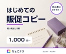 商品やサービスのキャッチコピーを3案考えます 確定情報から短い見出し3案。初めてでも相談を イメージ1