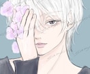 クール｜優しい男性アイコン｜配信｜イラスト描きます アカウントを優しい雰囲気かつクールに｜サムネや挿絵・表紙にも イメージ1