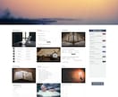 モダンデザインのホームページを作成します 洗練されたデザインのWebサイトを作成致します。 イメージ2
