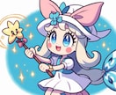 可愛いデフォルメ風アイコン用イラスト作成します SNSやゲーム用のアイコンなどに使えるデフォルメキャラクター イメージ10