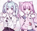 簡易コテ同イラスト描きます ぬいプリ風！構図はサンプルイラストのもので固定です イメージ2
