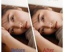 自然な美を、女性目線でレタッチします 人物写真の加工・レタッチで魅力引き出します イメージ3