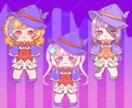 最短当日！ハロウィン量産イラストお描きします 最短当日！リーズナブルな価格！SDハロウィンイラストです！ イメージ4
