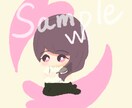 お口に入れたくなるようなかわいいアイコン作成します 主線なしイラストでSNSアイコンを作成します イメージ4
