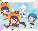 商用OK！ミニキャラをプロが描きます 広告系デザイナー社員の経験者が描きます イメージ8