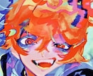インパクトのあるアイコンイラスト制作します ダークで繊細なのに派手なビビット！？唯一無二を求めるアナタへ イメージ2