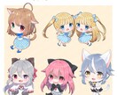 可愛いミニキャラ、デフォルメイラストお描きします SNSアイコンや、グッズなどに！ポップで可愛くお描きします イメージ5