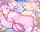 ゲームのような見栄えあるイラスト描きます 1枚絵、サムネイル、配信、Vtuber、グッズ用など イメージ3