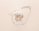 ペンと水彩のお洒落なペットのイラストお送りします 自分用はもちろん、プレゼントにも！ イメージ2