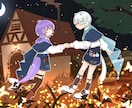 5月末まで割引中！お好みのイラストお描きします 1枚絵･背景イラスト･歌ってみたのサムネ･MVイラストなど！ イメージ6