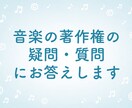 音楽の著作権の疑問・質問に答えます 分からないことに丁寧にお答えします イメージ1