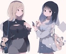 等身イラストをお描きします 4～7頭身くらいの女の子のイラストを描きます イメージ5