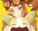 簡単背景のイラストを描きます キラキラで透明感のある人物中心のイラストを！ イメージ3