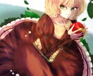 少女の耽美なイラストを描かせていただきます オリジナルのイラストが欲しい方に イメージ4