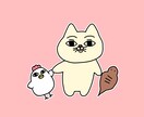 ゆるくてシュールなイラスト描きます シュールさがクセになるようなイラストです イメージ1