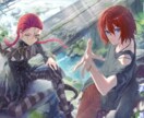 企業実績アリ/オーダーメイドの一枚絵を作成します 短納期◯歌ってみたサムネイルキャラデザ等 イメージ1