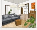 建築パースをデジタルで描きます 「手描き風の親しみのあるタッチ！」 イメージ1