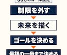 認知科学を使い仕事のゴールを設定します 現状の外側に、本当にやりたい未来のゴールを描きます イメージ5