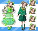 インパクトある、あなただけのキャラ立ち絵作ります 厚塗り/アニメ塗り　超ポップ/超かわいい/超カッコいいを！ イメージ4
