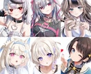 最短1～3日！バストアップイラストを制作します サムネ向き！テンプレ記入だけ！空欄はお任せOK！ イメージ9