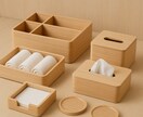ロゴ対応可｜店舗用木製備品を定制制作します 飲食店・店舗向け木製トレー・紙巾盒をオーダーメイド制作します イメージ1