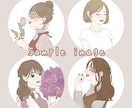 商用OK◎ SNS映えするかわいいアイコン描きます 【美容・配信・ビジネス・SNS用】 イメージ6