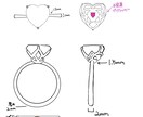 あなたのためにジュエリーデザインを描きます 世界で一つのオーダーメイドジュエリーデザインをお描きします。 イメージ7