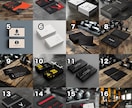 スポーツジム名刺/ショップカードの作成します スポーツクラブ/フィットネス向け最高にかっこいいデザイン イメージ4