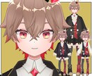 かわいい女性Vtuberモデル制作します キャラデザからモデリング一括無料修正アフターフォロー込み イメージ6