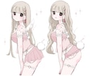 えちかわランジェリー風量産イラストお描きします 色変更で可愛く！オプションでより理想の雰囲気に近づけます イメージ1