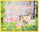 猫大好きトーク！猫以外でも！ペット自慢｜聴きます ペットのお話をしましせんか？✨自慢の家族のお話をしましょう！ イメージ1