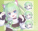 等身イラストのバストアップ描きます ふわっと可愛い雰囲気のイラストです！ イメージ3