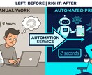 生成AIで業務自動化ツールを開発します 毎日の作業をゼロにする。AIツール、オーダーメイド作成。 イメージ1