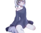 アイコンや配信サムネ用立ち絵などお描きします ふわふわ系可愛らしい絵柄が好きな方ぜひご検討ください イメージ1