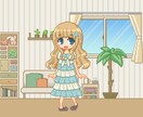 ドット絵で可愛いアバター風イラストを作成します。 イメージ1