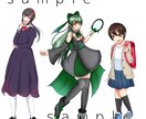 全身立ち絵作成します TRPGなどで使える立ち絵をアイビスで描かせていだきます。 イメージ2