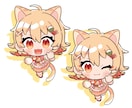 ミニキャライラスト描きます SNSアイコン、オリキャラのちびキャラ化、グッズ絵などに イメージ8