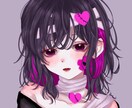 透明感のある女の子のSNSアイコン描きます 透明感のある儚い女の子アイコンをあなただけの世界観で描きます イメージ7