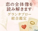 恋の全体像をグランタブロー(36枚)で読み解きます 恋の全体像と未来の流れをルノルマン36枚で詳細鑑定します イメージ1